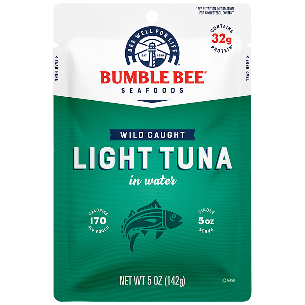 Calories in Bumble Bee Premium Light Tuna in Water Pouch, 5 oz