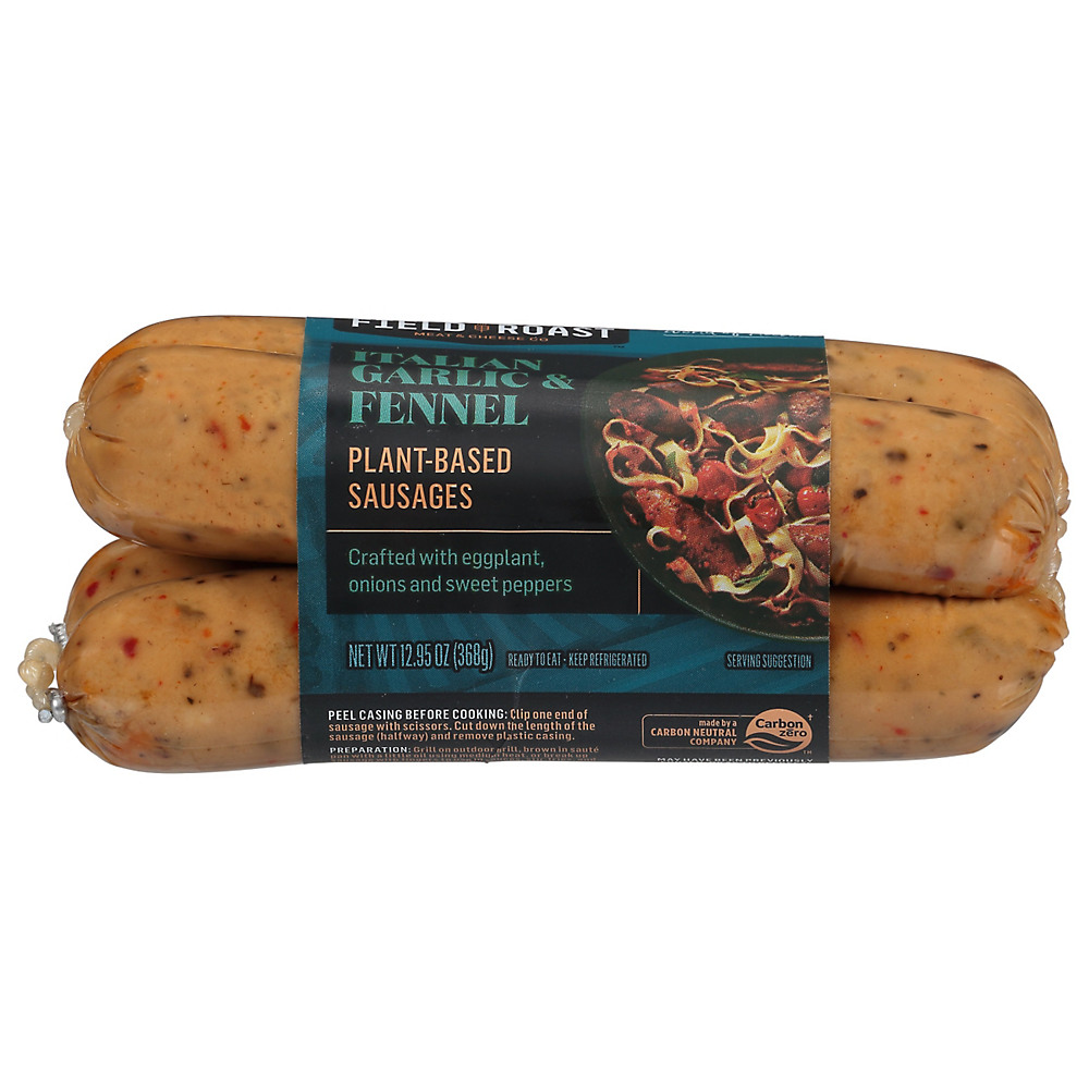 Calories in Field Roast Italian Garlic & Fennel Plant-Based Sausages, 12.95 oz