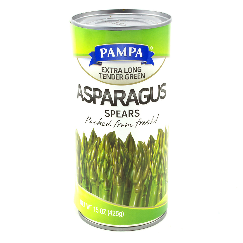 Calories in Pampa Extra Long Tender Green Asparagus Spears, 15 oz