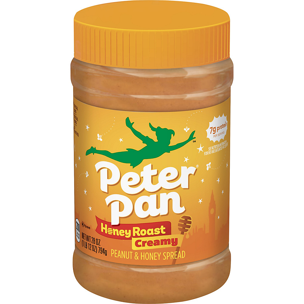 Calories in Peter Pan Honey Roasted Creamy Peanut Butter, 28 oz