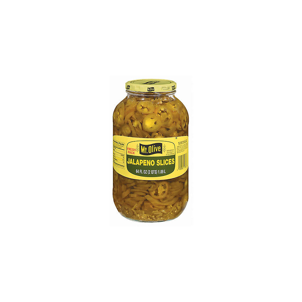 Calories in Mt. Olive Jalapeno Slices, 64 oz