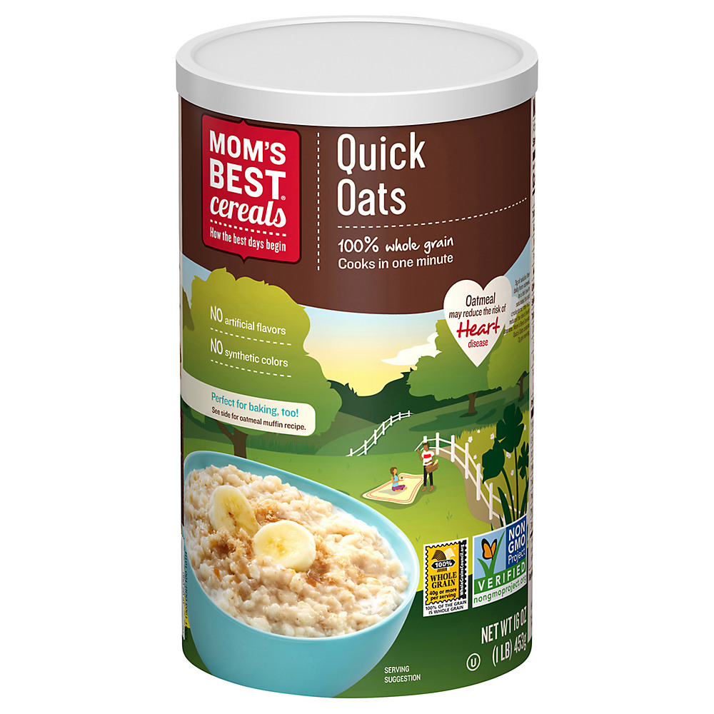 Calories in Mom's Best Quick Oats, 16 oz
