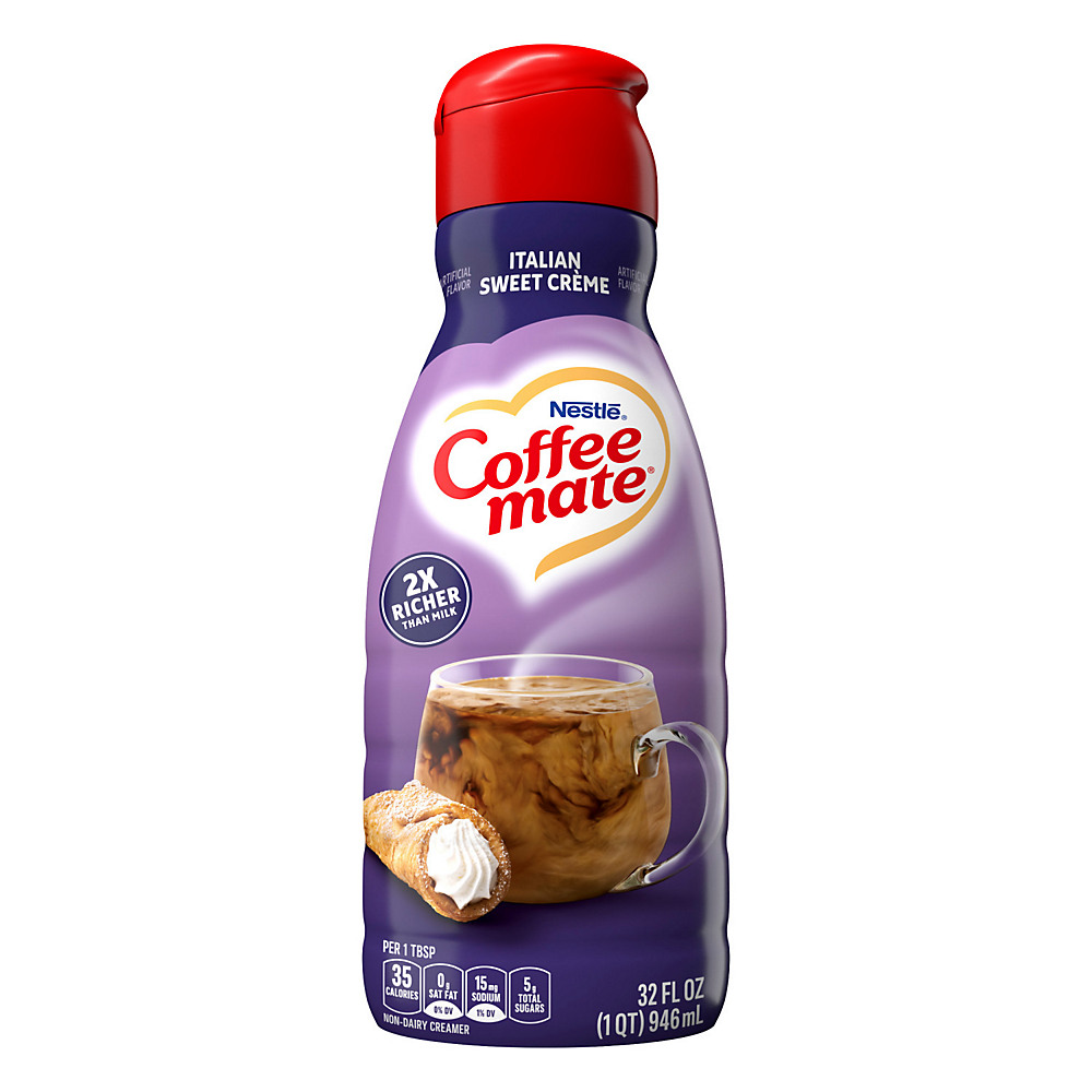 Calories in Nestle Coffee Mate Italian Sweet Creme Liquid Coffee Creamer, 32 oz
