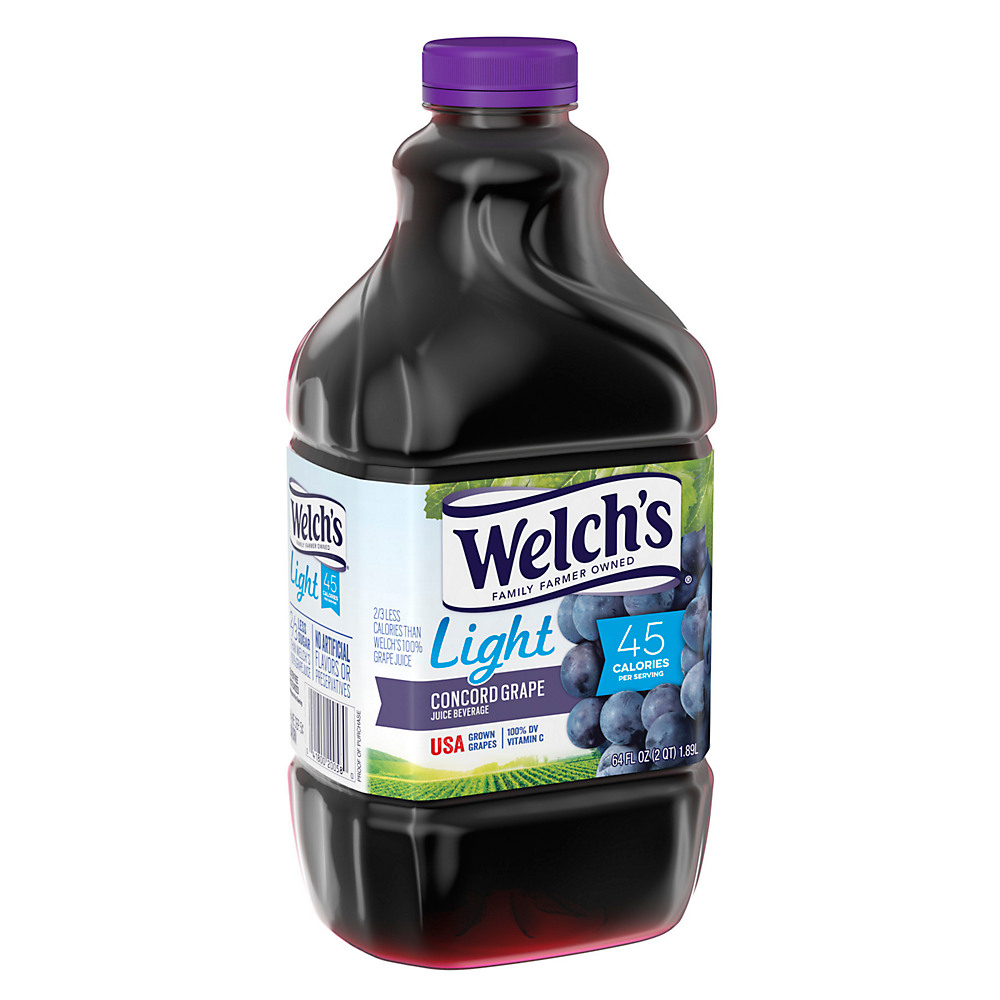 Calories in Welch's Light Concord Grape Juice Beverage, 64 oz