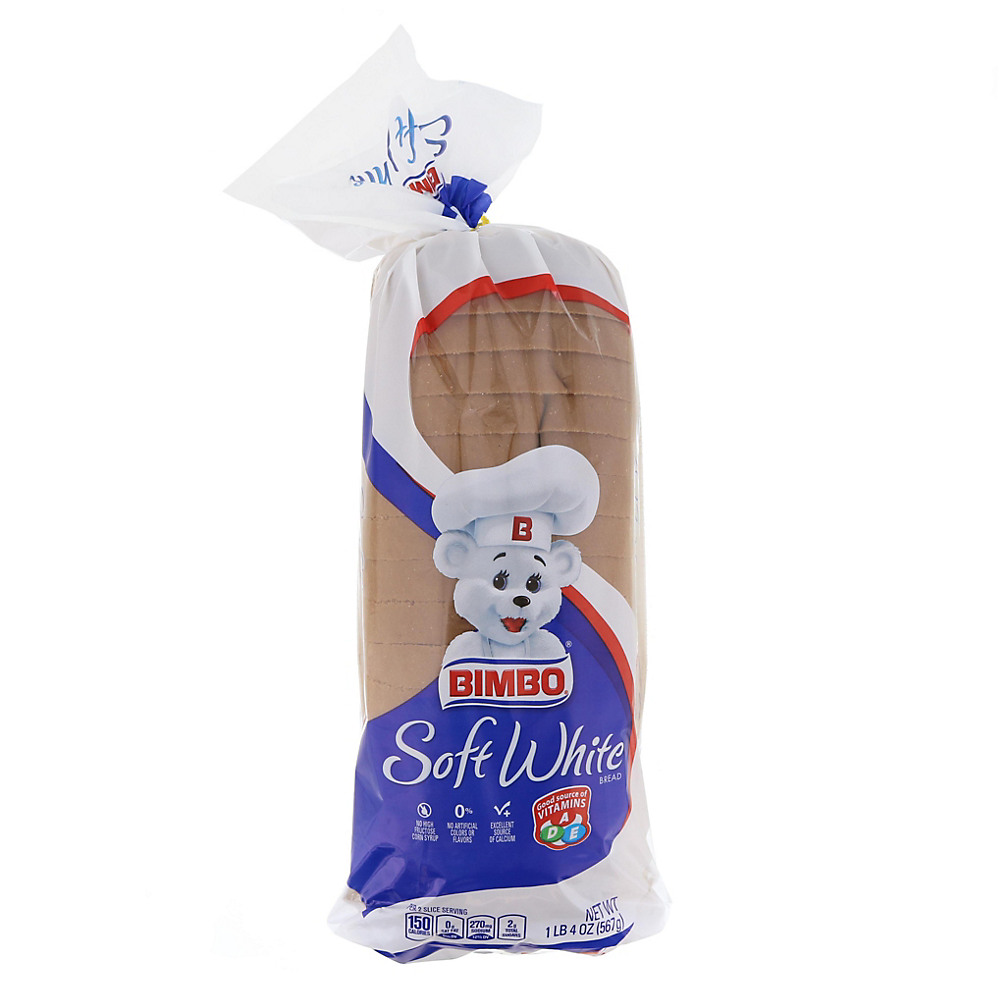 Calories in Bimbo Soft White Bread, 20 oz