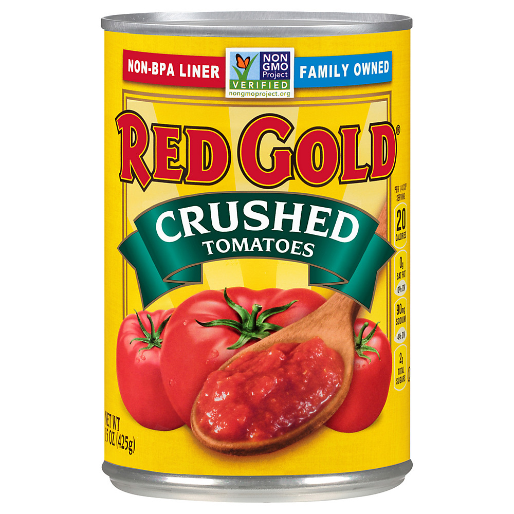 Calories in Red Gold Crushed Tomatoes, 15 oz