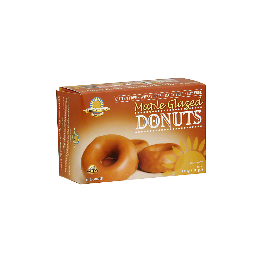 Calories in Kinnikinnick Foods Maple Glazed Donuts, 6 ct