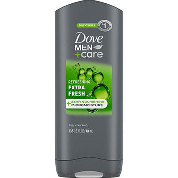 Dove Men+Care Body Wash - Extra Fresh, 13.5 oz