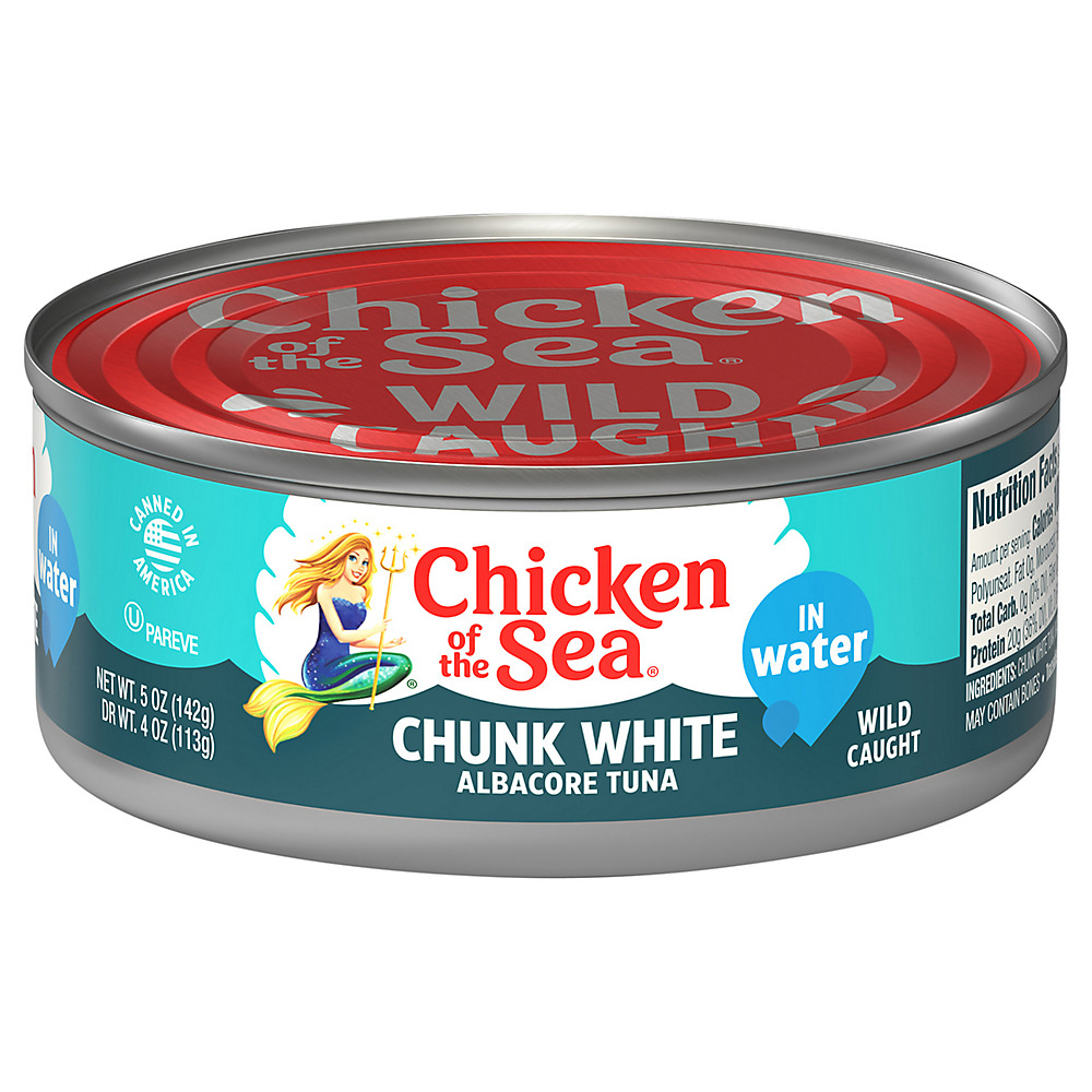 Calories in Chicken of the Sea Chunk White Albacore Tuna in Water, 5 oz
