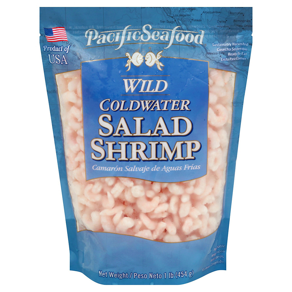 Calories in Pacific Seafood Cooked Coldwater Wild Salad Shrimp, 16 oz