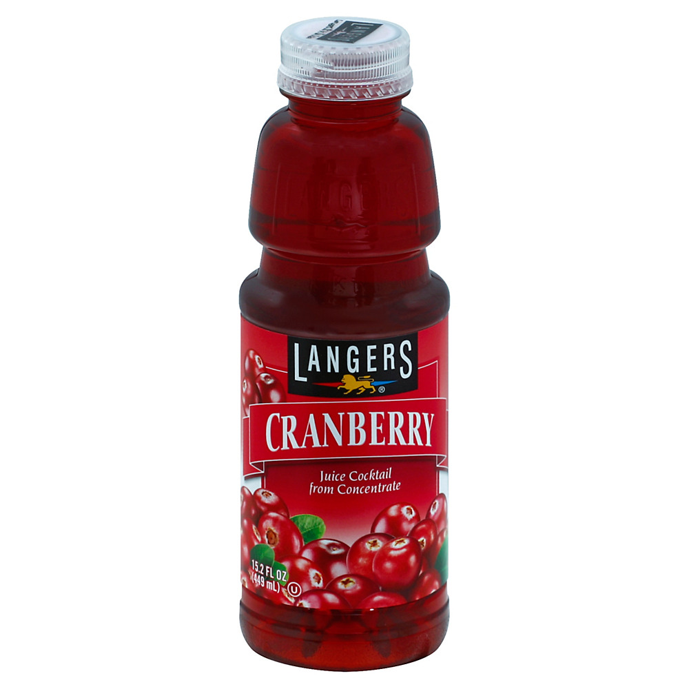Calories in Langers Cranberry Juice Cocktail, 15.2 oz