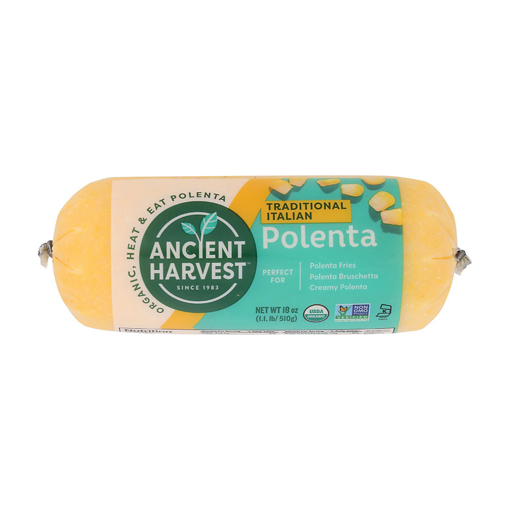 Calories in Ancient Harvest Organic Gluten Free Traditional Italian Polenta, 18 oz
