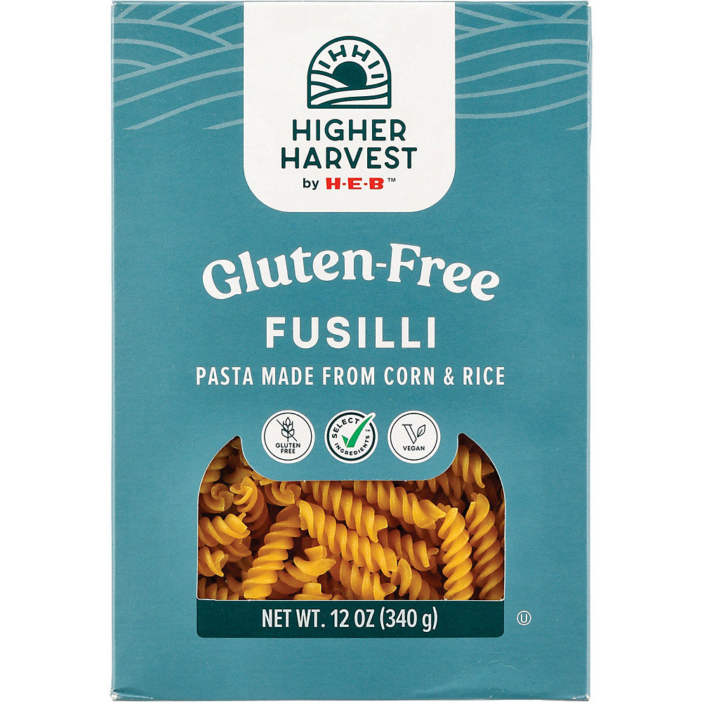 Calories in H-E-B Select Ingredients Gluten Free Fusilli Pasta, 12 oz