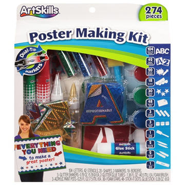 ArtSkills Poster Making Kit, 274 pc