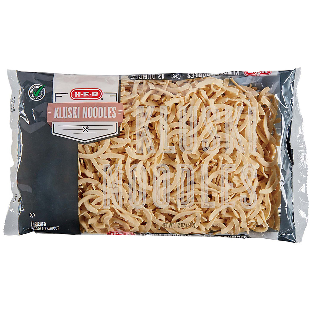Calories in H-E-B Select Ingredients Kluski Noodles, 12 oz