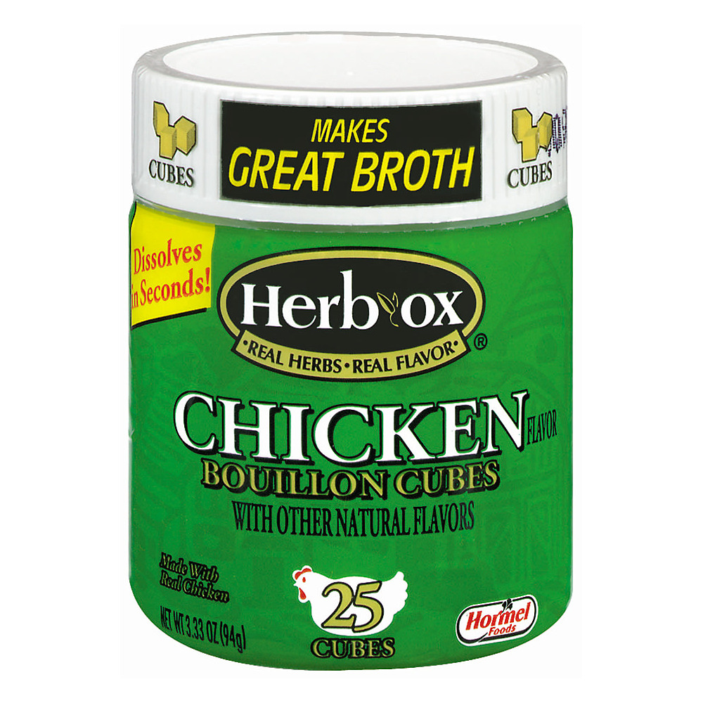 Calories in Herb Ox Chicken Flavor Bouillon Cubes, 25 ct