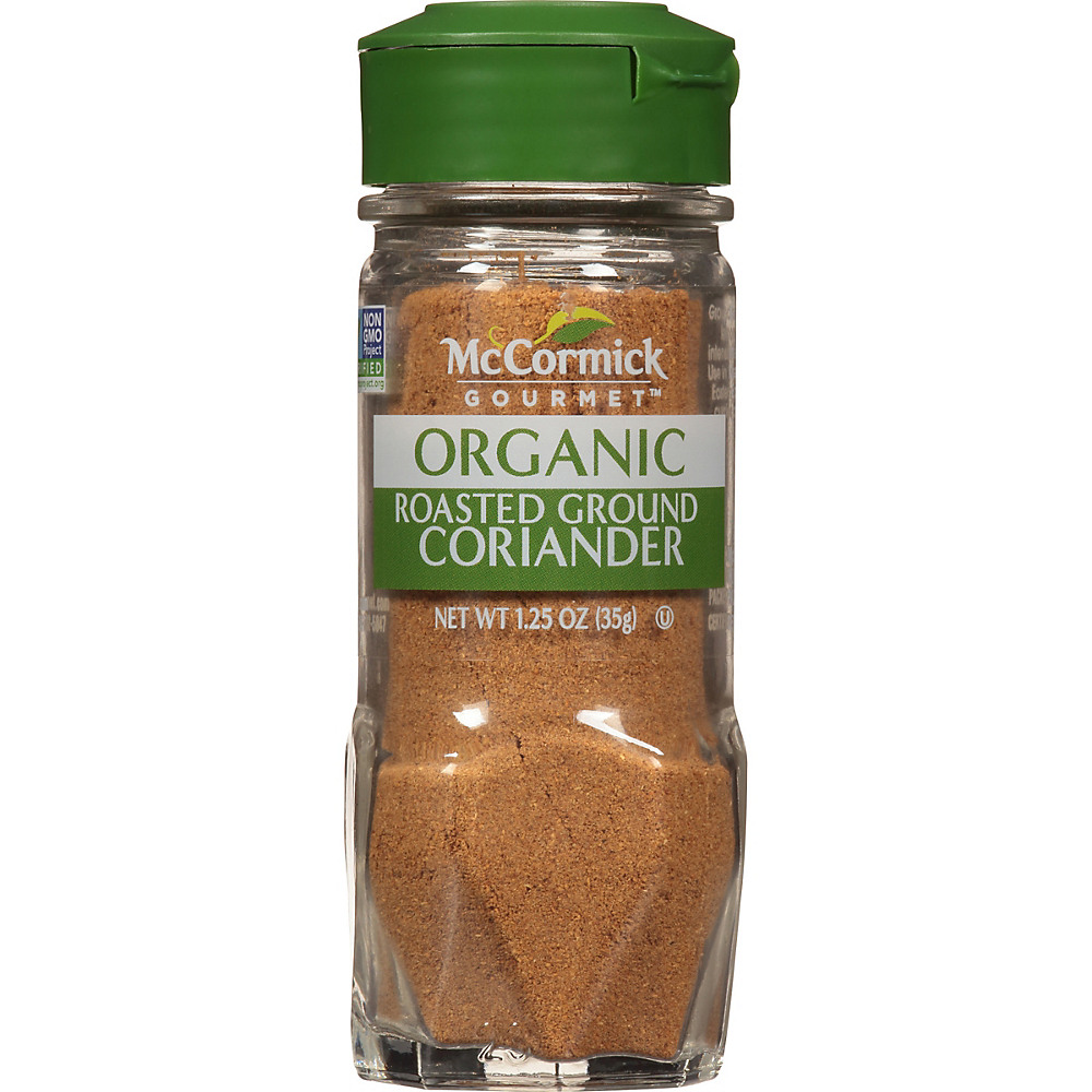 Calories in McCormick Gourmet Roasted Ground Coriander, 1.25 oz