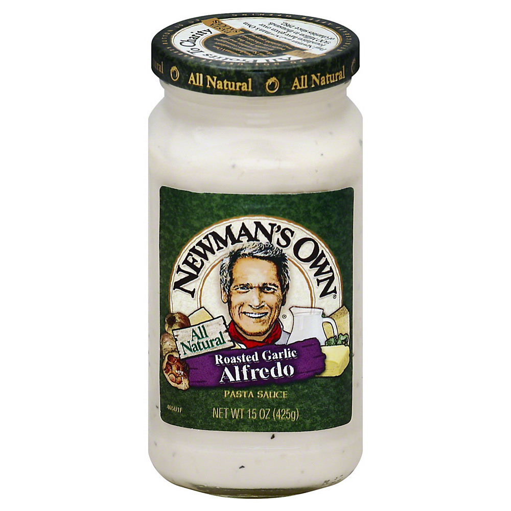 Calories in Newman's Own Roasted Garlic Alfredo Pasta Sauce, 15 oz