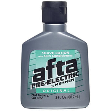 Afta Pre-Electric Original Shave Lotion With Skin Conditioners, 3.00 oz