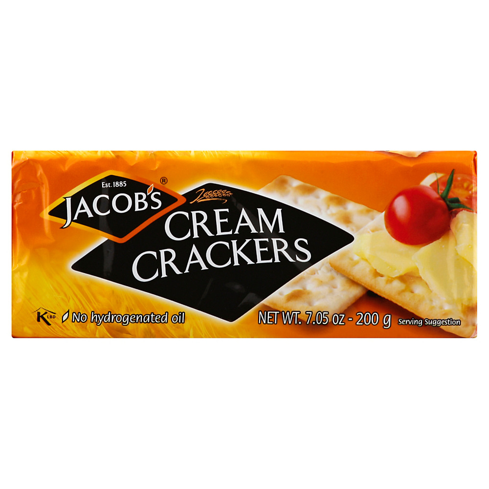Calories in Jacobs Cream Crackers, 7.05 oz