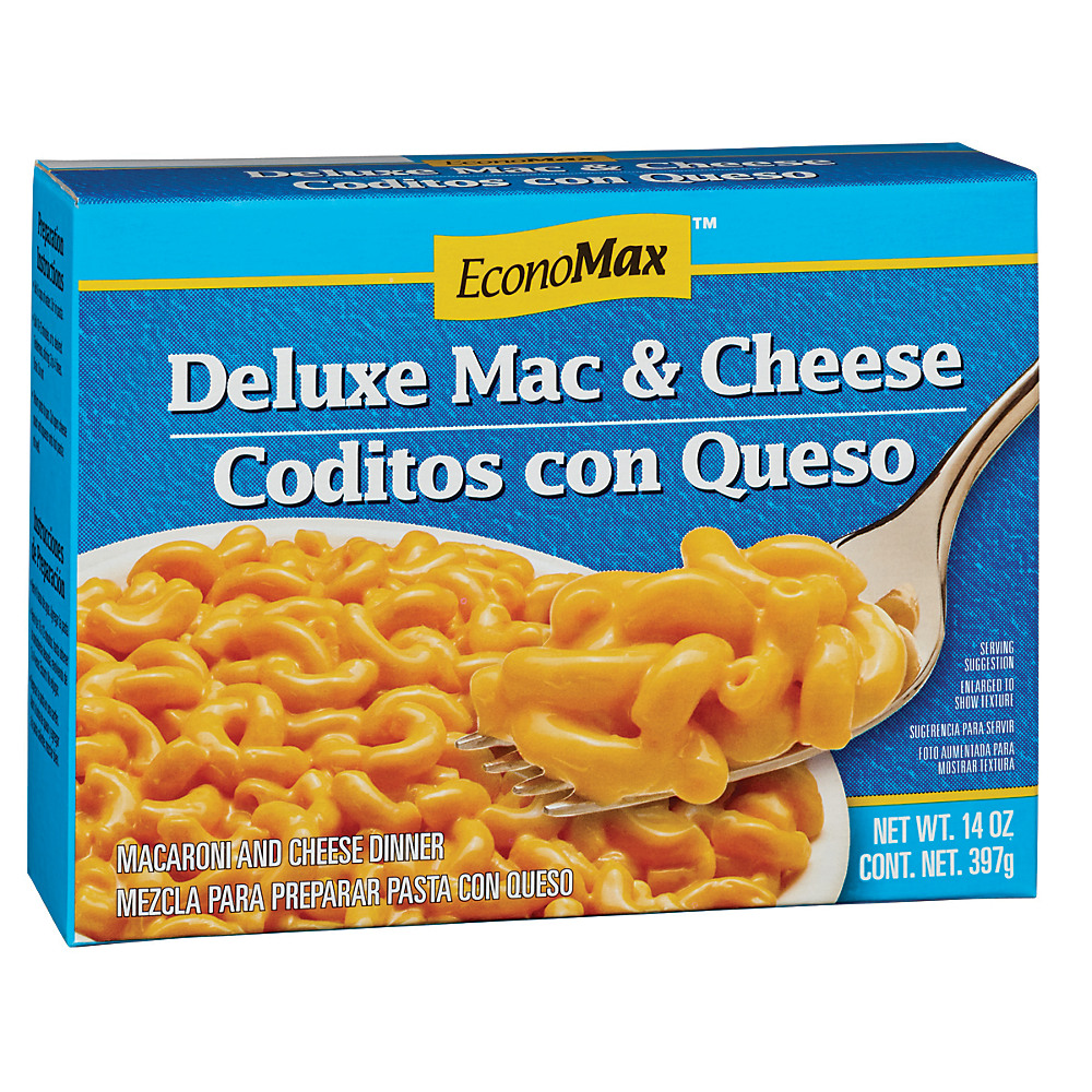 Calories in EconoMax Deluxe Mac & Cheese, 14 oz