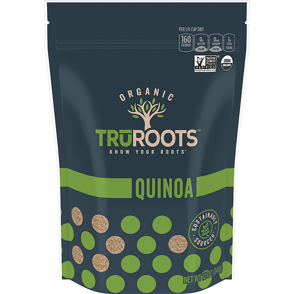 Calories in truRoots Organic Whole Grain Quinoa, 12 oz