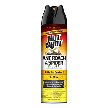 Hot Shot Ant Roach & Spider Killer - Lemon Scent, 17.5 oz