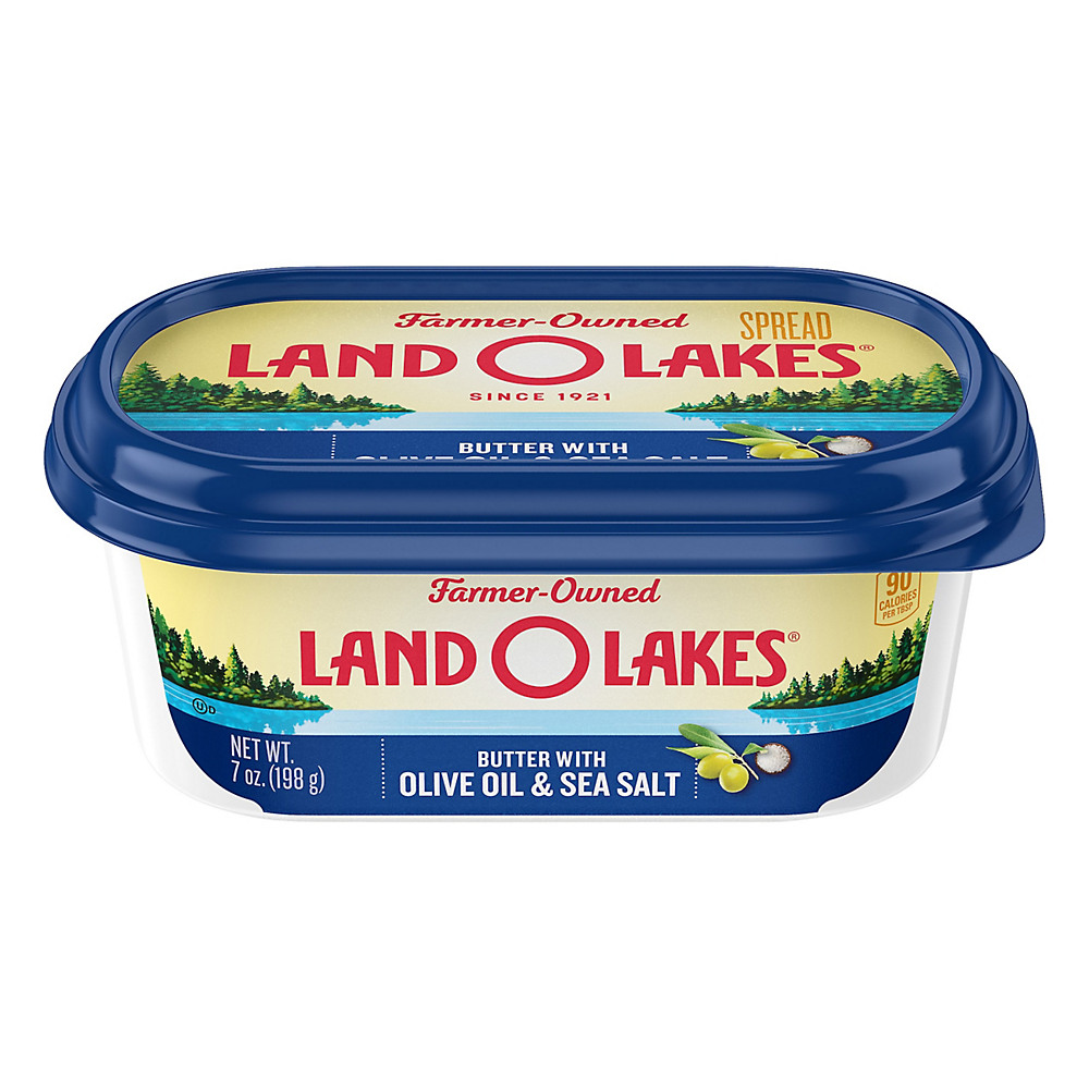 Calories in Land O Lakes Butter Spread with Olive Oil & Sea Salt, 7 oz