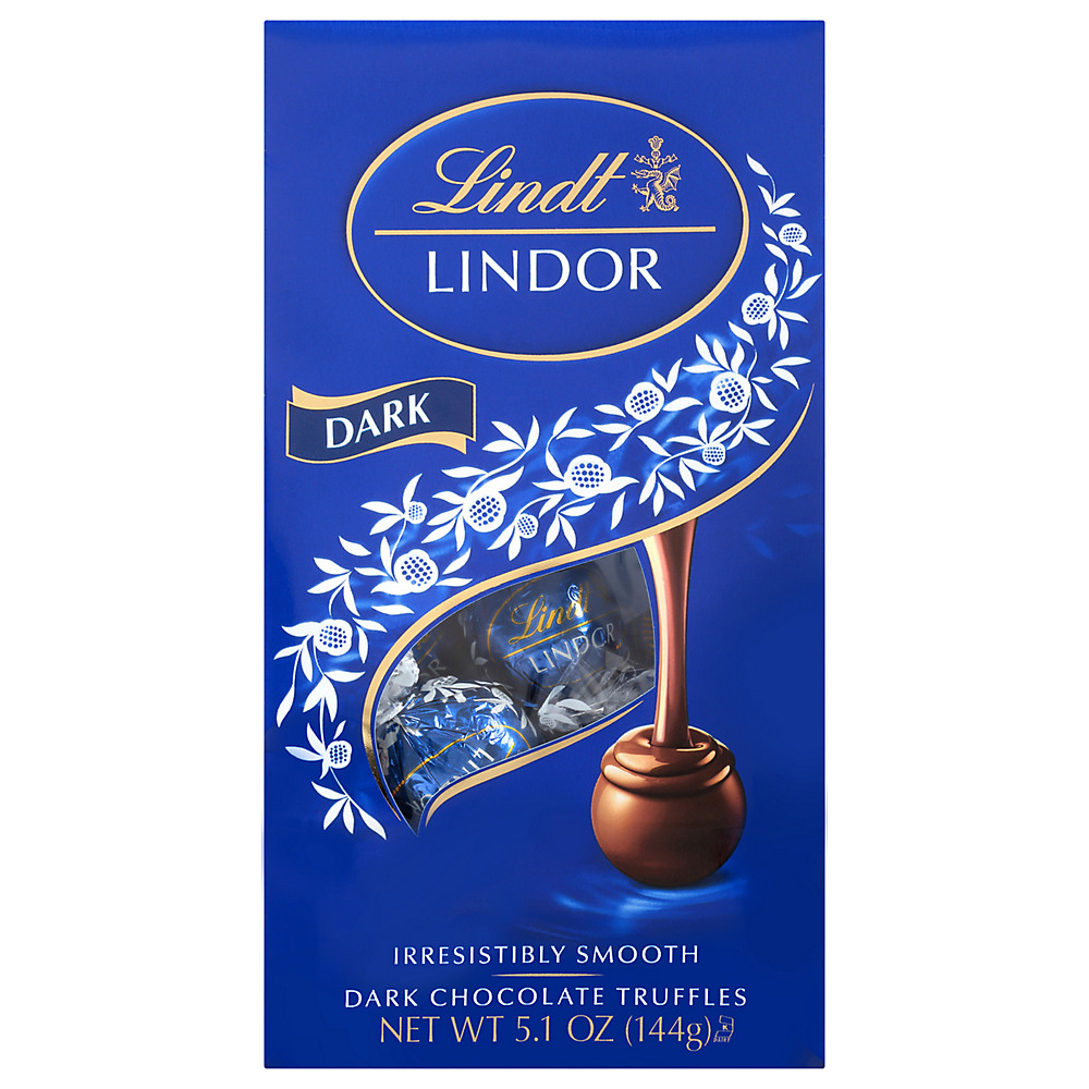 Calories in Lindt Lindor Dark Chocolate Truffles, 5.1 oz