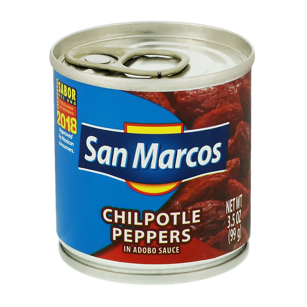 Calories in San Marcos Chipotle Peppers in Adobo Sauce, 3.5 oz