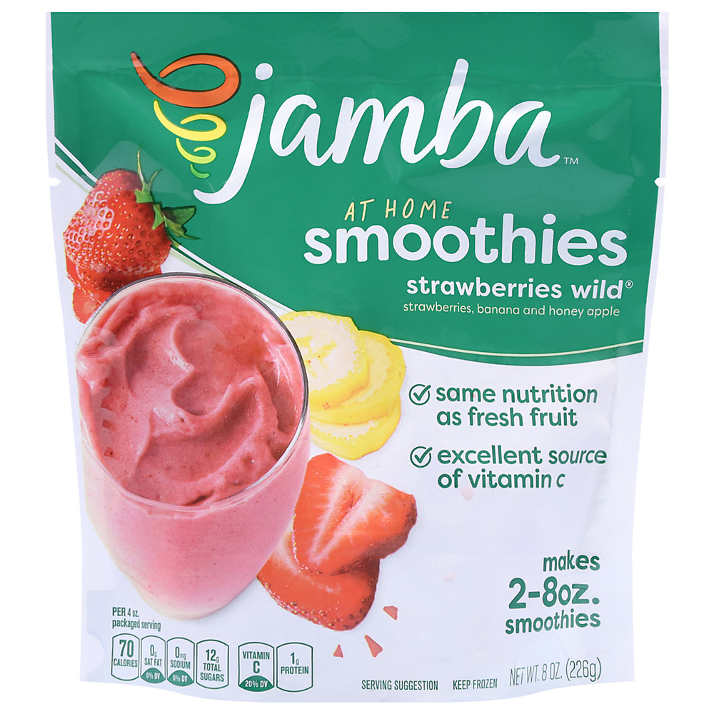 Calories in Jamba Juice Strawberries Wild Smoothies, 8 oz