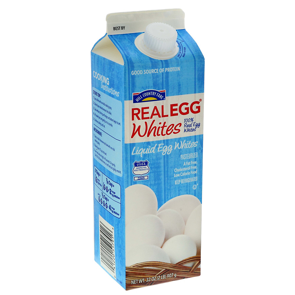 Calories in Hill Country Fare Liquid Egg Whites, 32 oz