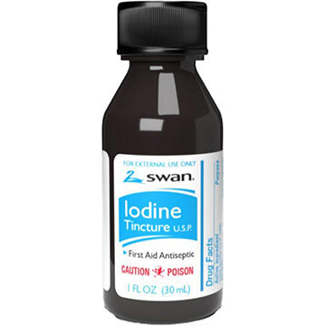 Swan Iodine Tincture First Aid Antiseptic, 1 oz