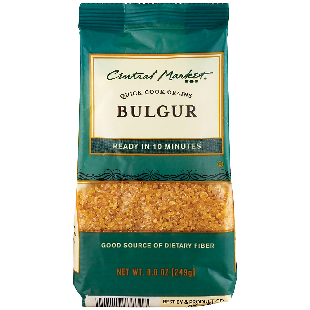 Calories in Central Market Bulgur Quick Cook Grains, 8.8 oz