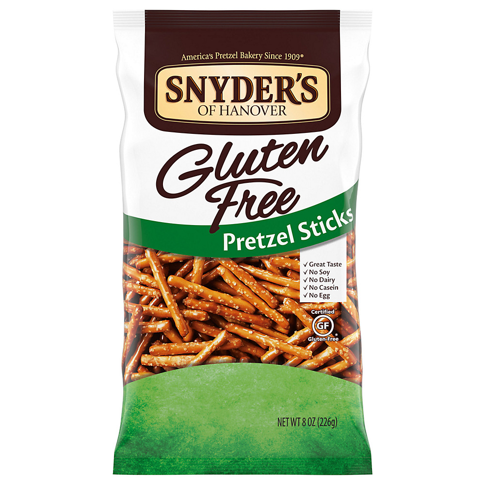 Calories in Snyder's of Hanover Gluten Free Pretzel Sticks, 8 oz