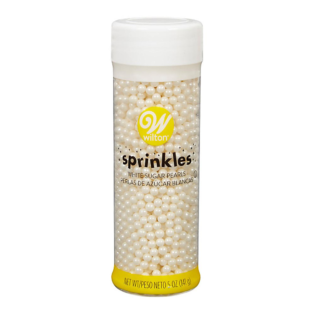 Calories in Wilton White Sugar Pearl Sprinkles, 5 oz