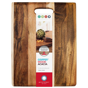 Architec Acacia Gripperwood Cutting Board, 12" x 16"