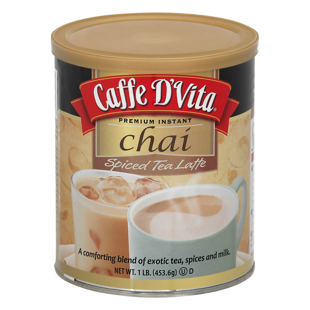 Calories in Caffe D'Vita Spiced Enchanted Chai Tea Latte, 16 oz