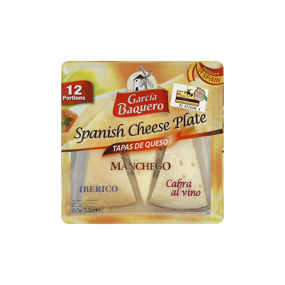Calories in Garcia Baquero Spanish Cheese Plate, 5.2 OZ