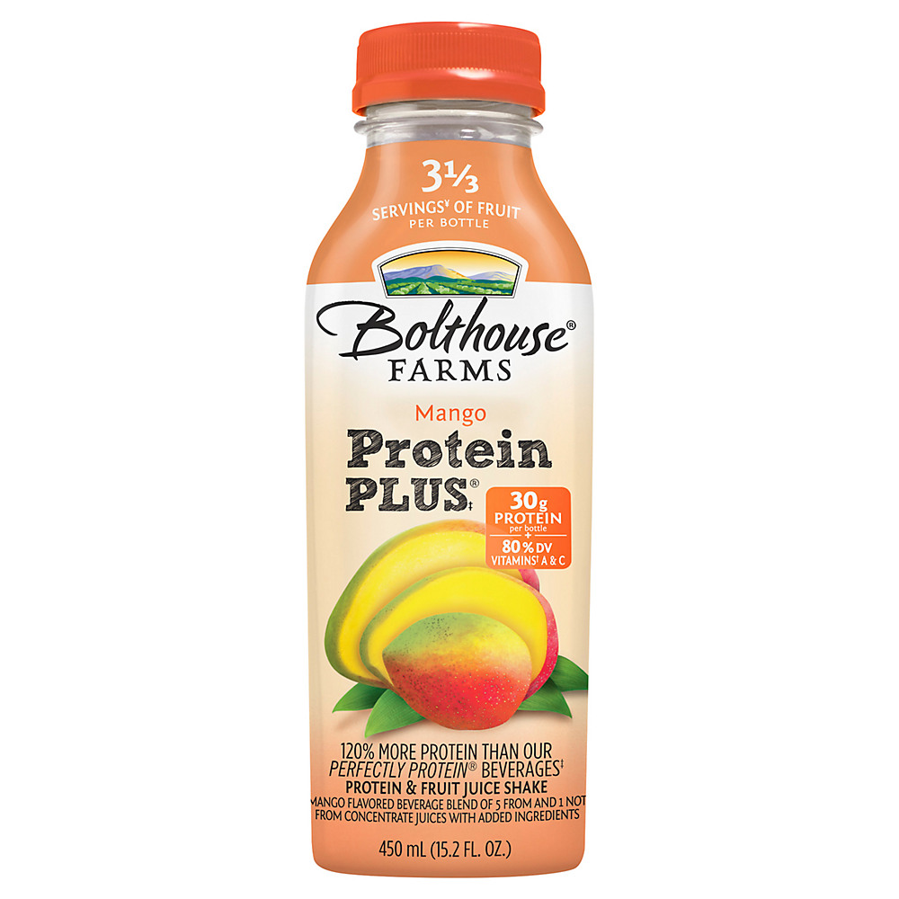 Calories in Bolthouse Farms Protein Plus Mango Shake, 15.2 oz