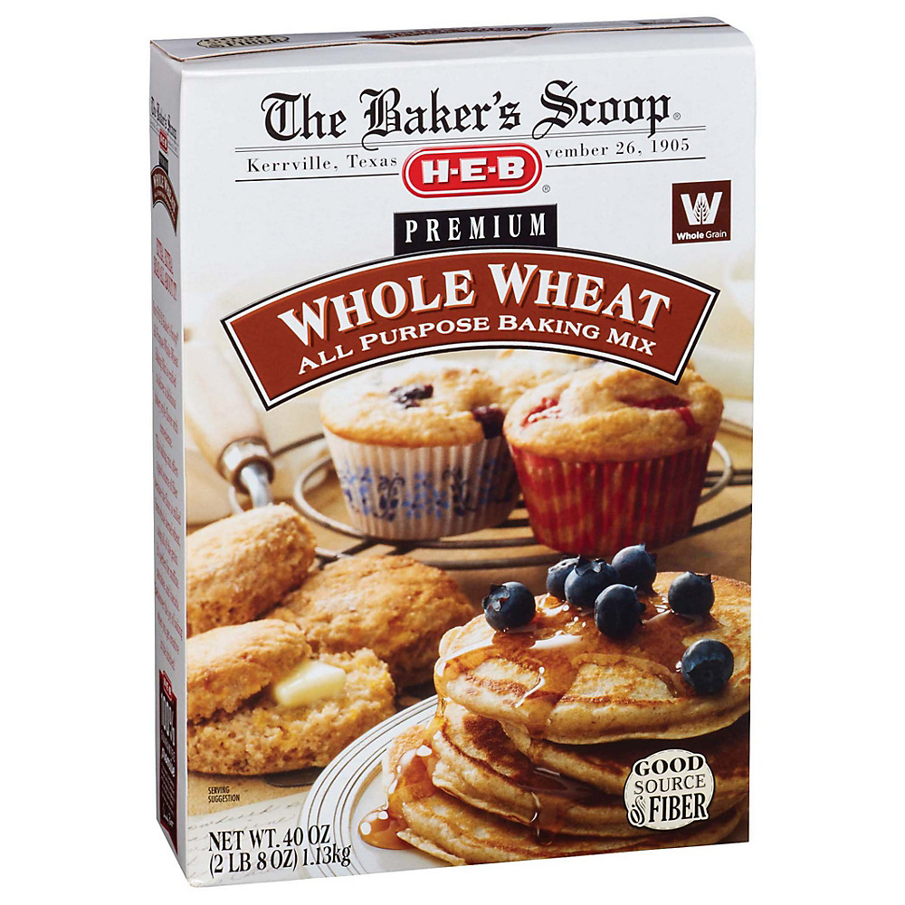 Calories in H-E-B All Purpose Whole Wheat Baking Mix, 40 oz