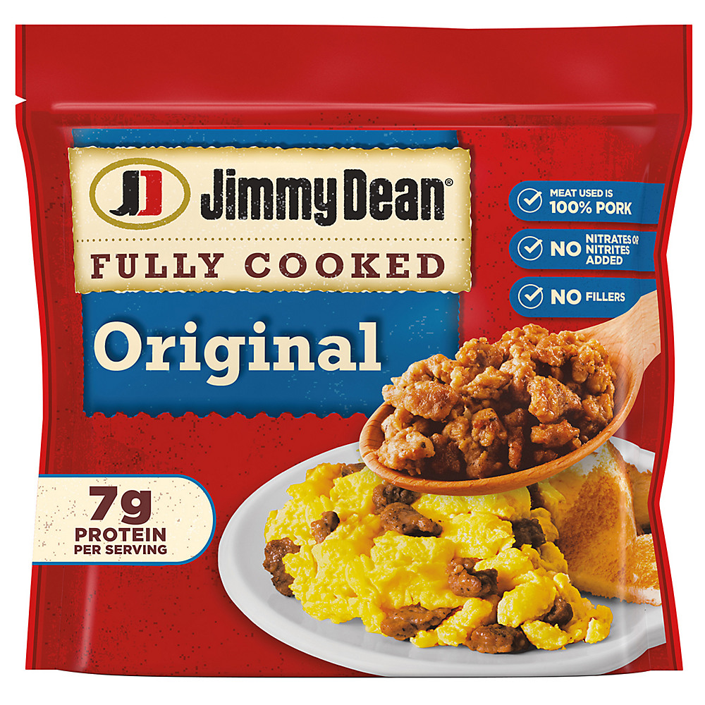 Calories in Jimmy Dean Fully Cooked Original Sausage Crumbles, 9.6 oz