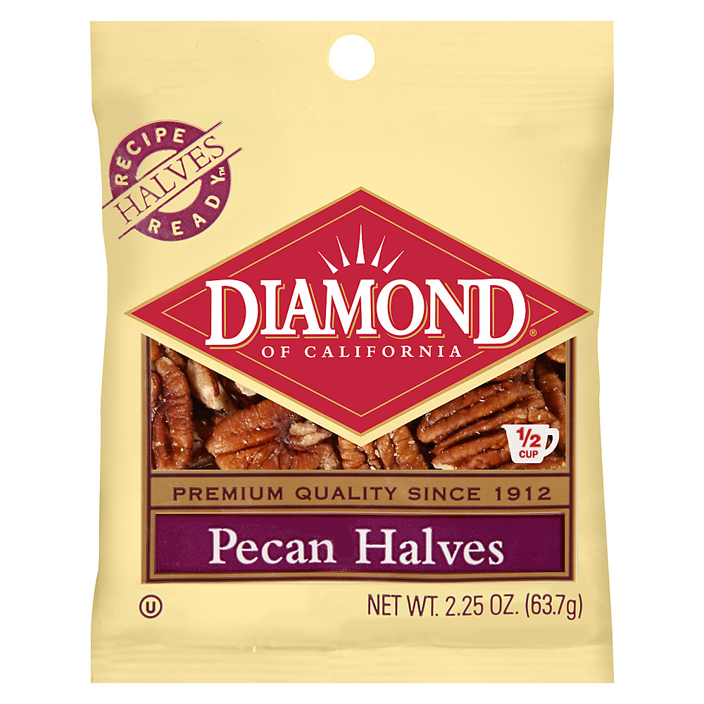 Calories in Diamond Pecan Halves, 2.25 oz