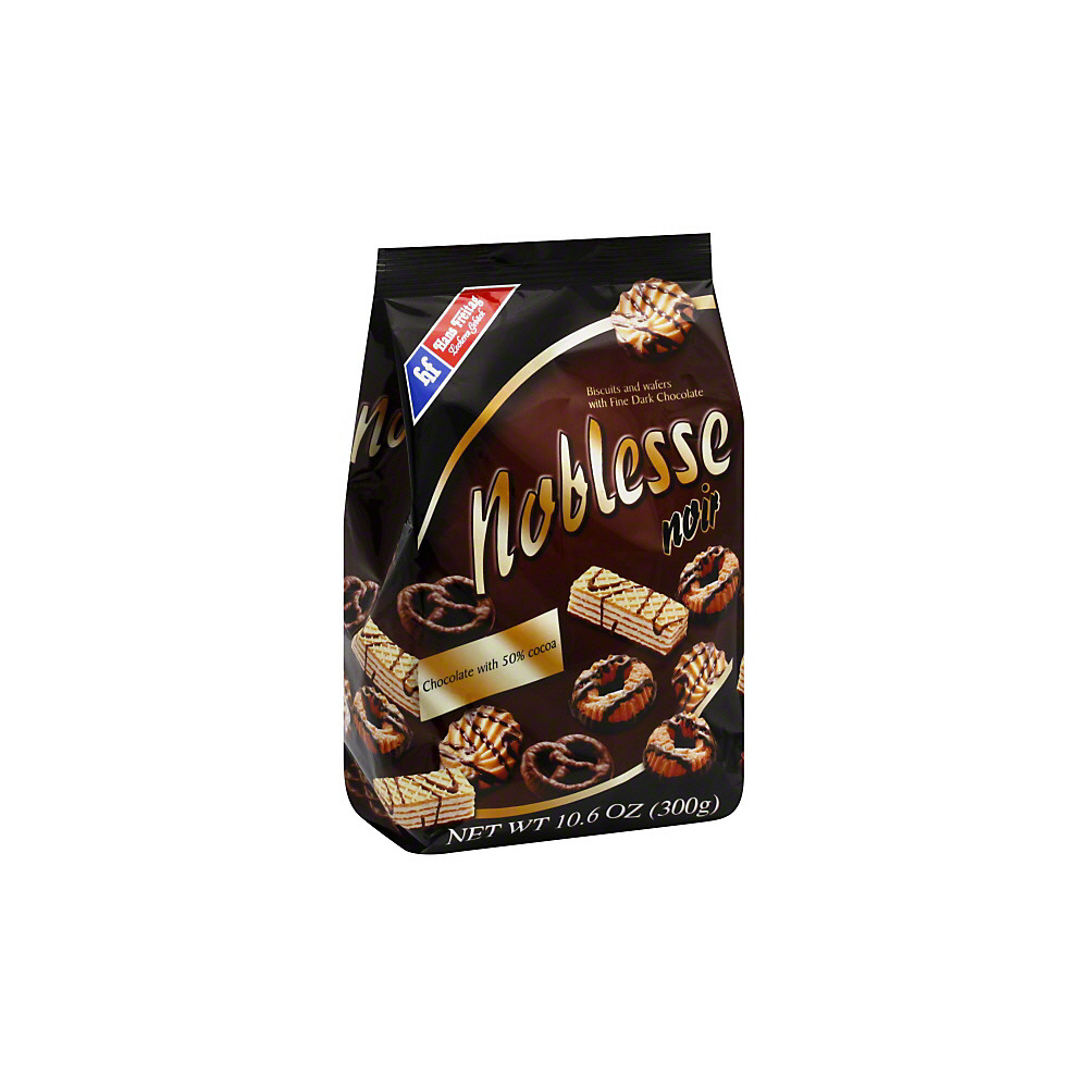 Calories in Noblesse Biscuits And Wafers With Fine Dark Chocolate, 10.6 oz