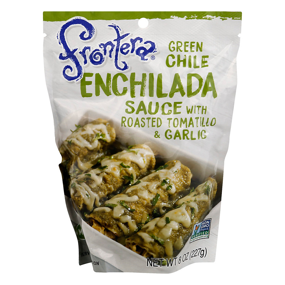 Calories in Frontera Medium Green Chile Enchilada Sauce, 8 oz
