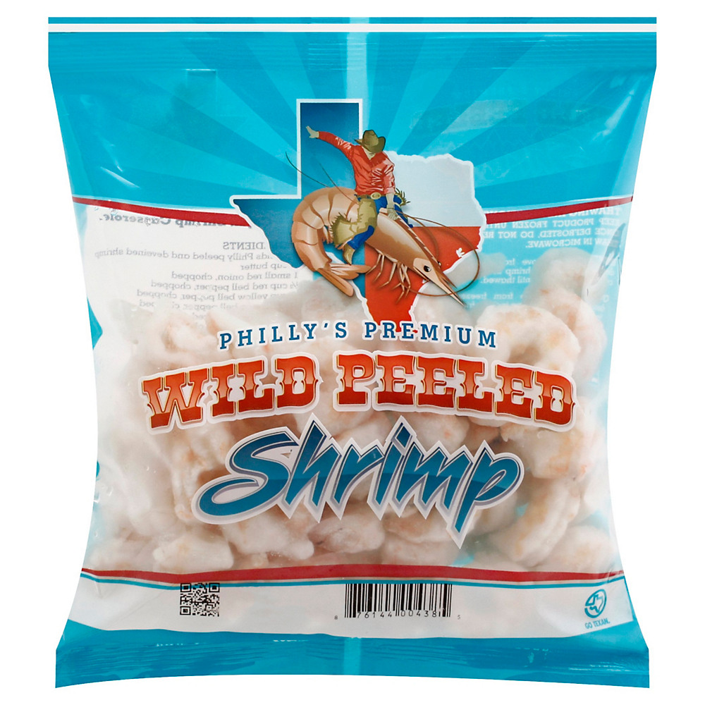Calories in Philly Seafood Peeled and Deveined Wild Caught Shrimp, 51-70ct /lb, 16 oz