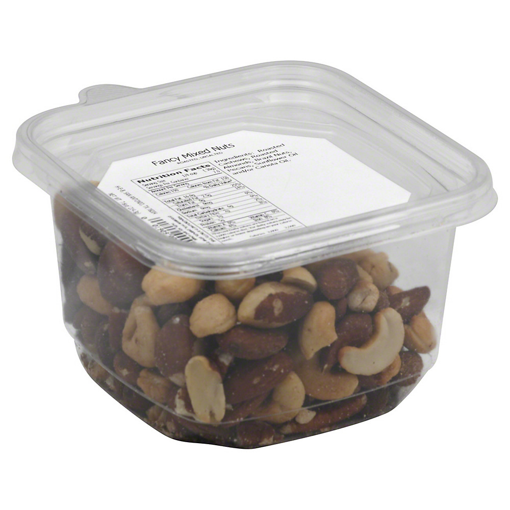 Calories in H-E-B Roasted & Unsalted Fancy Mixed Nuts, 7.6 oz