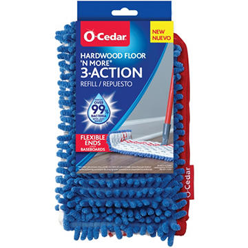 O-Cedar Hardwood Floor 'N More 3-Action Mop Refill