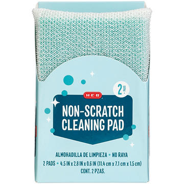 H-E-B Non-Scratch Cleaning Pads, 2 pk
