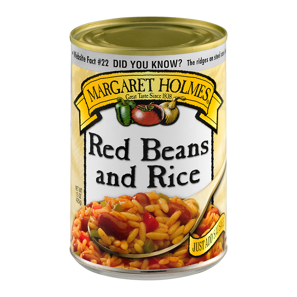 Calories in Margaret Holmes Red Beans and Rice, 15 oz